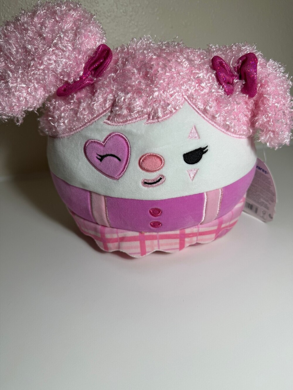Squishmallows Tay Tay Plush Toy Pink Heart Eye 8 Inch